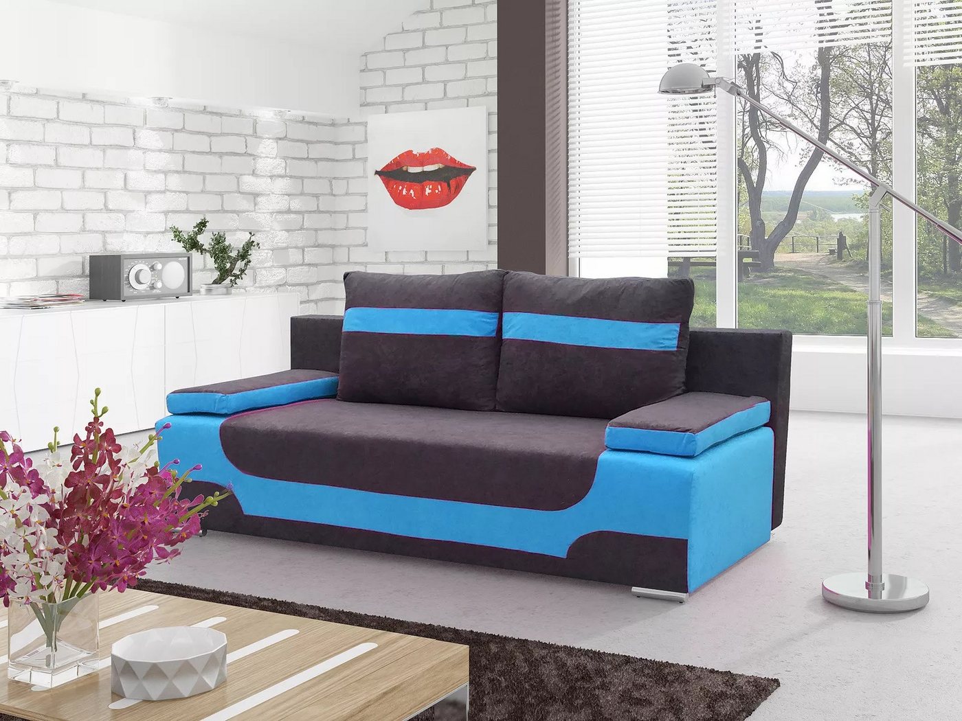 Xlmoebel Schlafsofa Multifunktion Büro Couch Schlafsofa Textil Big Sofa Couchen 3Sitzer, 1 Teile, Hergestellt in Europa Xlmoebel Schlafsofa Multifunktion Büro Couch Schlafsofa Textil Big Sofa Couchen 3Sitzer, 1 Teile, Hergestellt in Europa von Xlmoebel