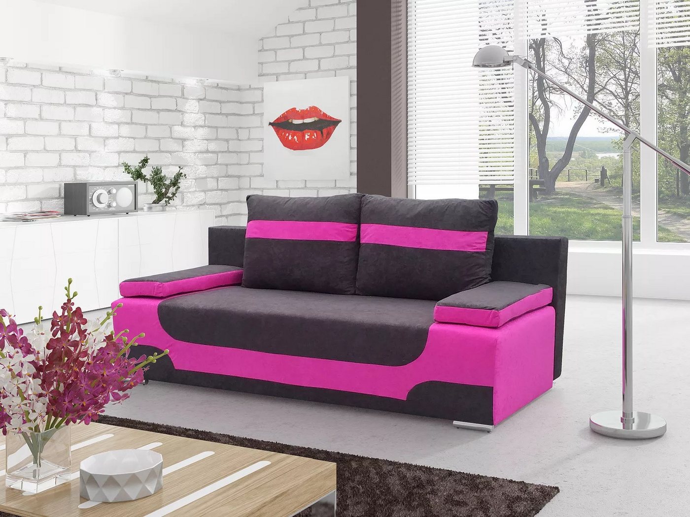 Xlmoebel Schlafsofa Multifunktion Büro Couch Schlafsofa Textil Big Sofa Couchen 3Sitzer, 1 Teile, Hergestellt in Europa Xlmoebel Schlafsofa Multifunktion Büro Couch Schlafsofa Textil Big Sofa Couchen 3Sitzer, 1 Teile, Hergestellt in Europa von Xlmoebel