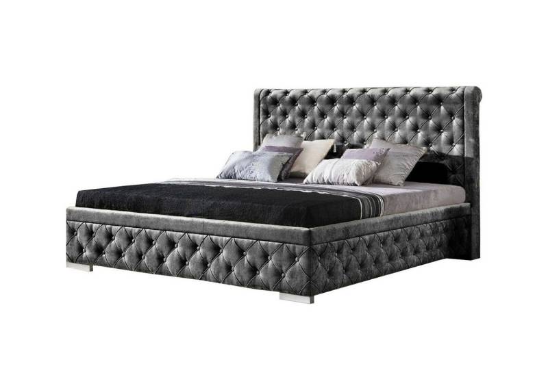 Xlmoebel Schlafzimmer-Set 3-teiliges Schlafzimmer Set: Bett mit 2 Nachttischen, Modernes Design, (Bett / 2x Nachttisch), Hergestellt in Europa von Xlmoebel