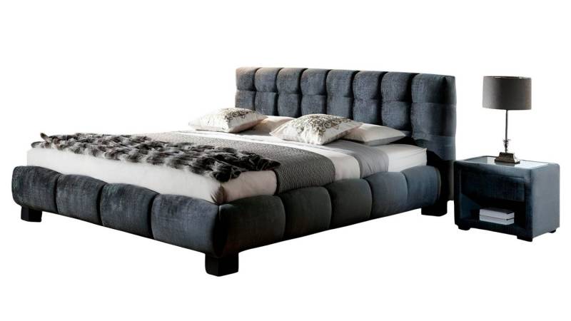 Xlmoebel Schlafzimmer-Set Bett Textil 2x Nachttisch 3 tlg. Schlafzimmer Set Möbel Modern Luxus, (3-tlg., Bett + 2x Nachttische), Hergestellt in Europa von Xlmoebel