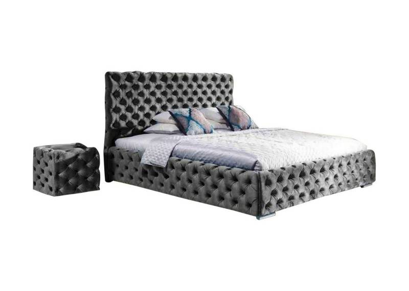 Xlmoebel Schlafzimmer-Set Doppelbett Schlafzimmer Samt Chesterfield Bettgestell 3-teiliges, Hergestellt in Europa Xlmoebel Schlafzimmer-Set Doppelbett Schlafzimmer Samt Chesterfield Bettgestell 3-teiliges, Hergestellt in Europa von Xlmoebel