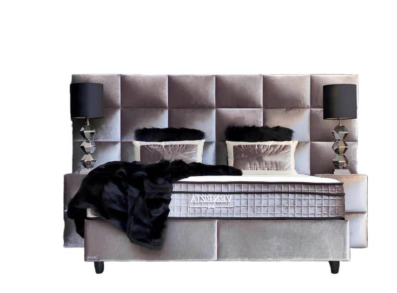 Xlmoebel Schlafzimmer-Set Luxuriöses Designer-Schlafzimmer-Set mit zwei Betten, (Bett + 2x Nachttisch), Hergestellt in Europa von Xlmoebel