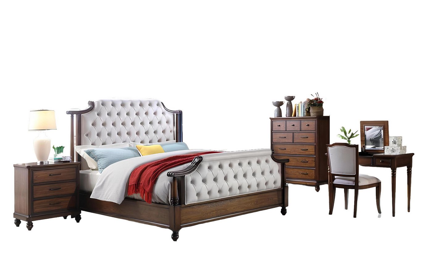 Xlmoebel Schlafzimmer-Set Neues 6-teiliges Schlafzimmer-Set im Design mit Bett, Nachttisch, (Schlafzimmer-Set), Hergestellt in Europa von Xlmoebel