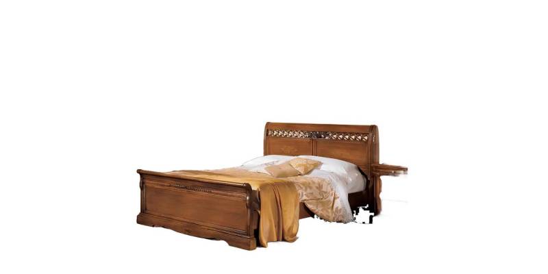 Xlmoebel Schlafzimmer-Set Schlafzimmer Ensemble mit Doppelbett und 2 Nachtschränken - 5-teiliges, (Set 5 tlg.(Bett + 2x Nachttische + Kommode + Spiegel), Hergestellt in Europa von Xlmoebel