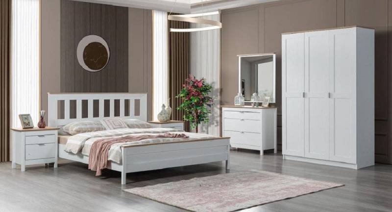 Xlmoebel Komplettschlafzimmer Vollständiges Schlafzimmer-Set mit Schrank, Bett, Kommode, (Schlafzimmer-Set), Hergestellt in Europa von Xlmoebel