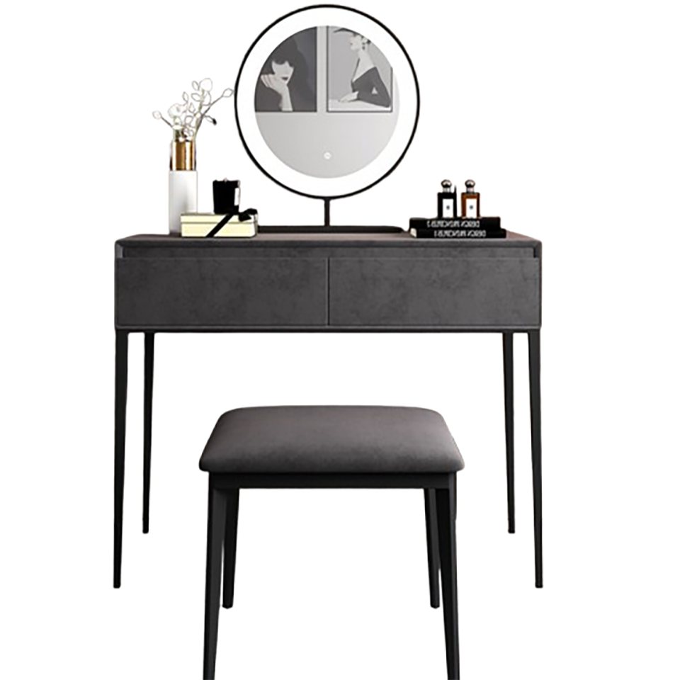 Xlmoebel Schminktisch Designer Kosmetiktisch mit Schubladen in Grau (1-St., Schminktisch), Hergestellt in Europa von Xlmoebel