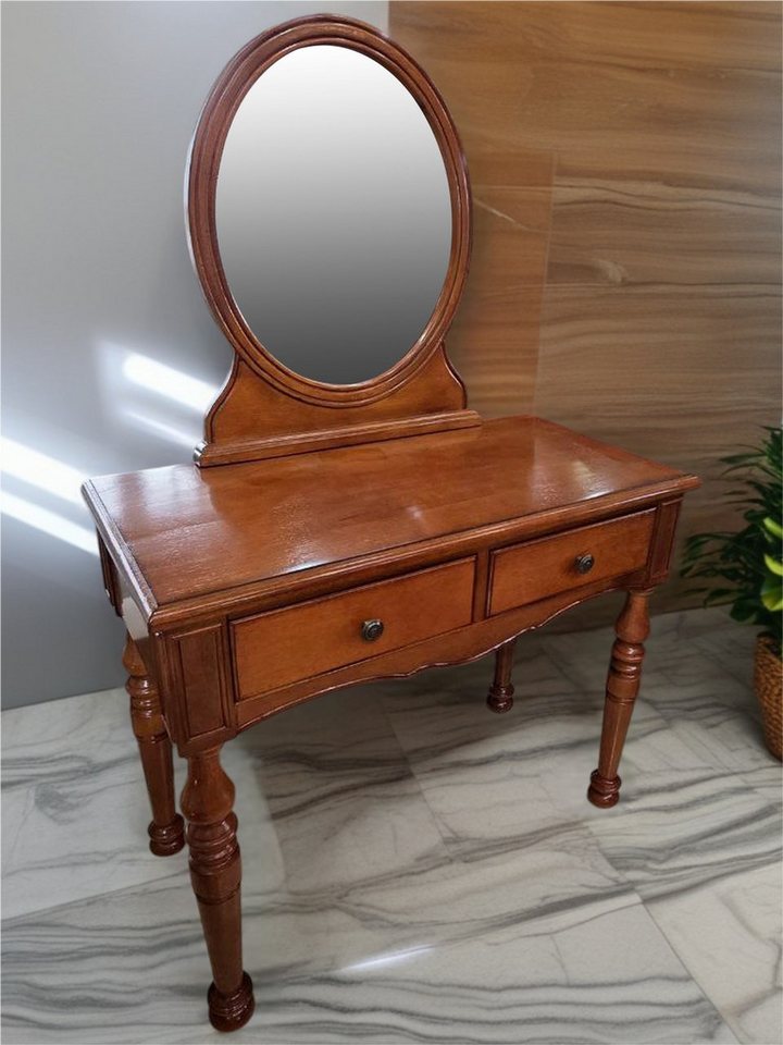 Xlmoebel Schminktisch Eleganter Schminktisch Konsole Spiegel Kosmetik Tisch Möbel Sofort (1-St), Hergestellt in Europa von Xlmoebel