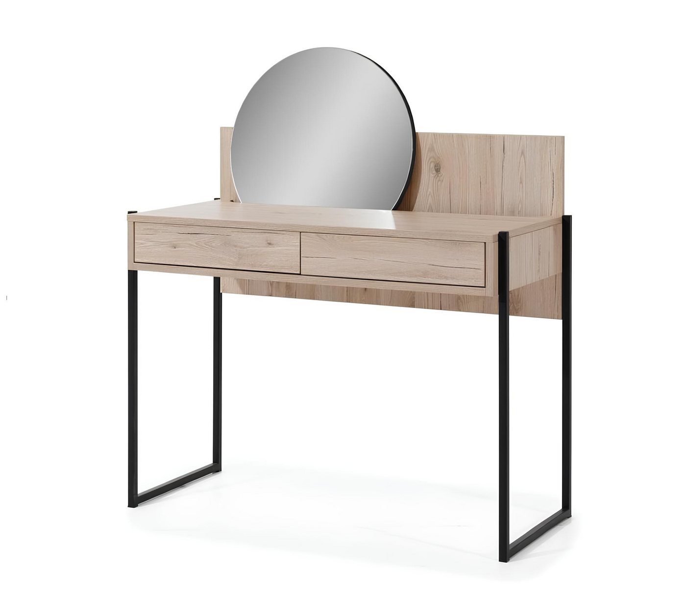 Xlmoebel Schminktisch Eleganter neuer Beige Schminktisch mit Spiegel für das Schlafzimmer (1-St., Schminktisch), Hergestellt in Europa von Xlmoebel