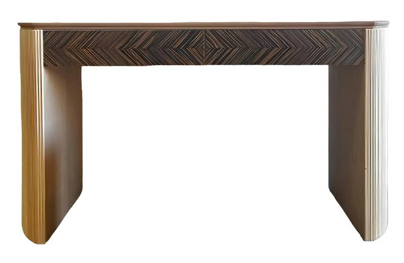 Xlmoebel Schminktisch Modernes italienisches braunes Holz-Design Braun Möbel (Schminktisch), Hergestellt in Italy von Xlmoebel