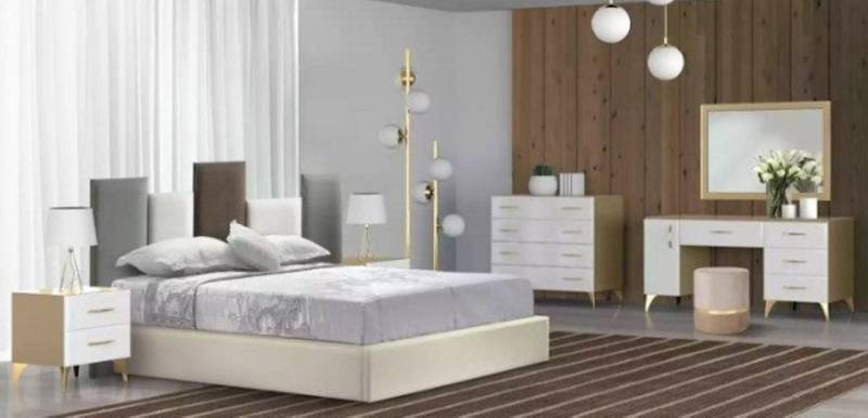 Xlmoebel Schminktisch Neu-Set Holz Schminktisch mit Spiegel für das Schlafzimmer (2-St., 2tlg.Schlafzimmer Set(Schminktisch+Spiegel), Hergestellt in Europa von Xlmoebel