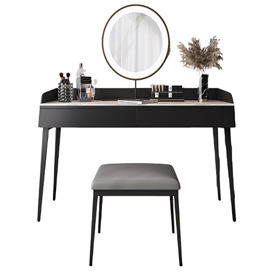 Xlmoebel Schminktisch Neuer Designer Kosmetiktisch aus Holz in zeitgemäßem Schwarz (1-St., Schminktisch), Hergestellt in Europa von Xlmoebel