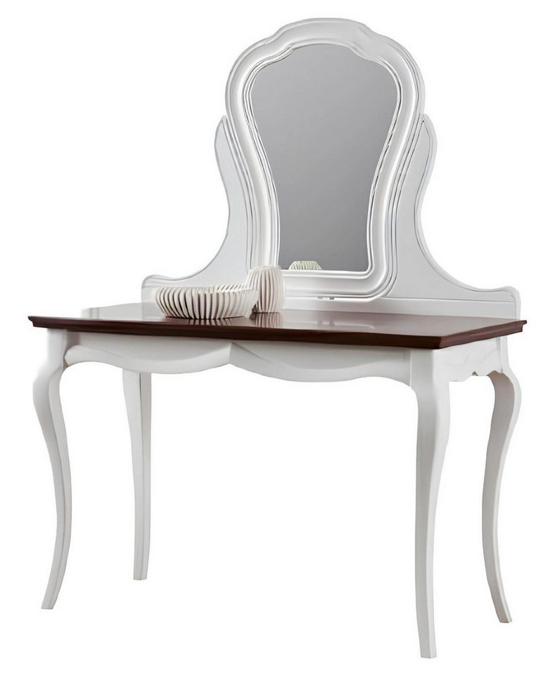 Xlmoebel Schminktisch Neuer Echtholz-Konsolentisch mit klassischer Spiegelkommode (1-St., Schminktisch), Hergestellt in Europa von Xlmoebel