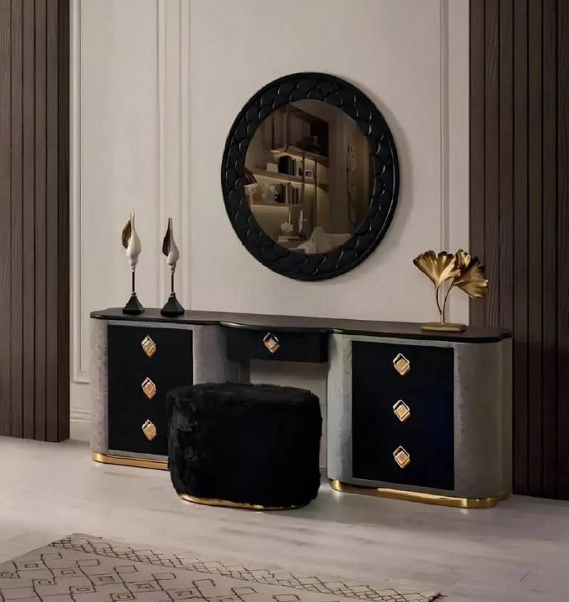 Xlmoebel Schminktisch Neues Schlafzimmermöbel-Design-Set mit Schminktisch, Konsole, Spiegel (2tlg. Schlafzimmer Set(Schminktisch+Spiegel), Hergestellt in Europa von Xlmoebel