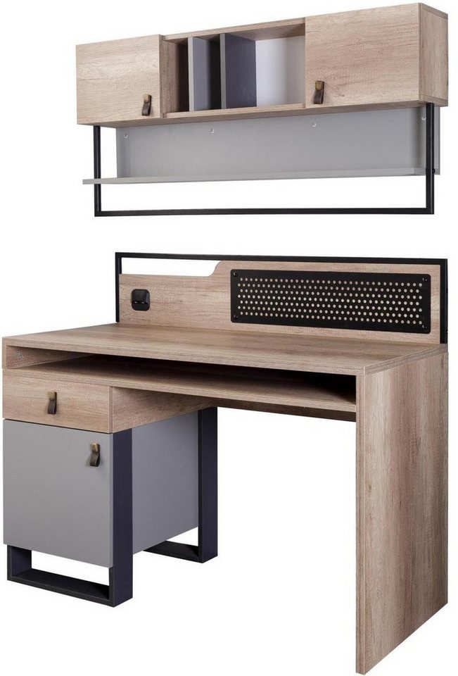 Xlmoebel Kinderschreibtisch Brauner Schreibtisch aus Holz für Jugendzimmer und Schlafzimmer (1-St., Schreibtisch), Hergestellt in Europa von Xlmoebel