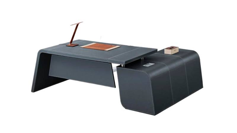 Xlmoebel Schreibtisch Büro-Eckschreibtisch für Führungskräfte mit praktischem Design (Eckschreibtisch), Hergestellt in Europa von Xlmoebel