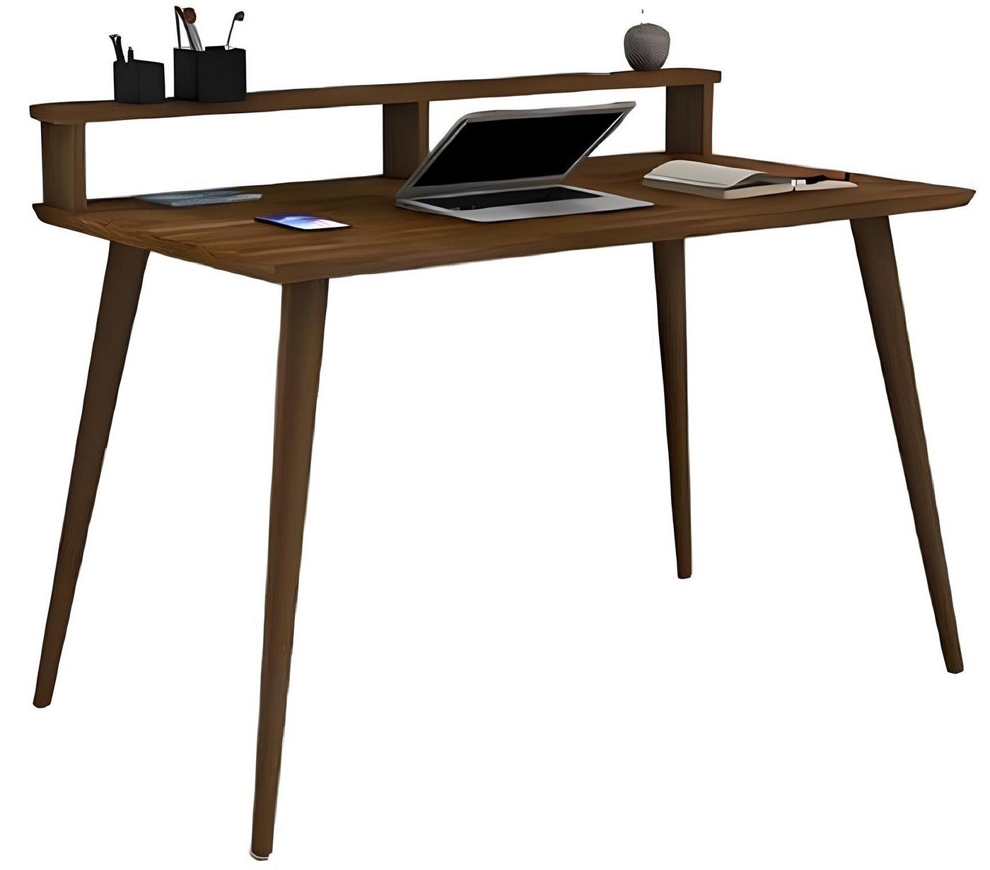 Xlmoebel Schreibtisch Designer Computertisch in dunkelbrauner Farbe - Exklusive Büromöbel (1-St., Schreibtisch), Hergestellt in Europa von Xlmoebel