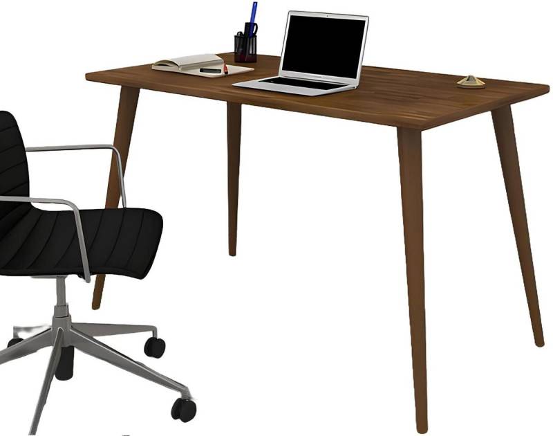 Xlmoebel Schreibtisch Designer Schreibtisch in dunkelbrauner Loft-Optik - Robuste Büromöbel (Schreibtisch), Hergestellt in Europa von Xlmoebel