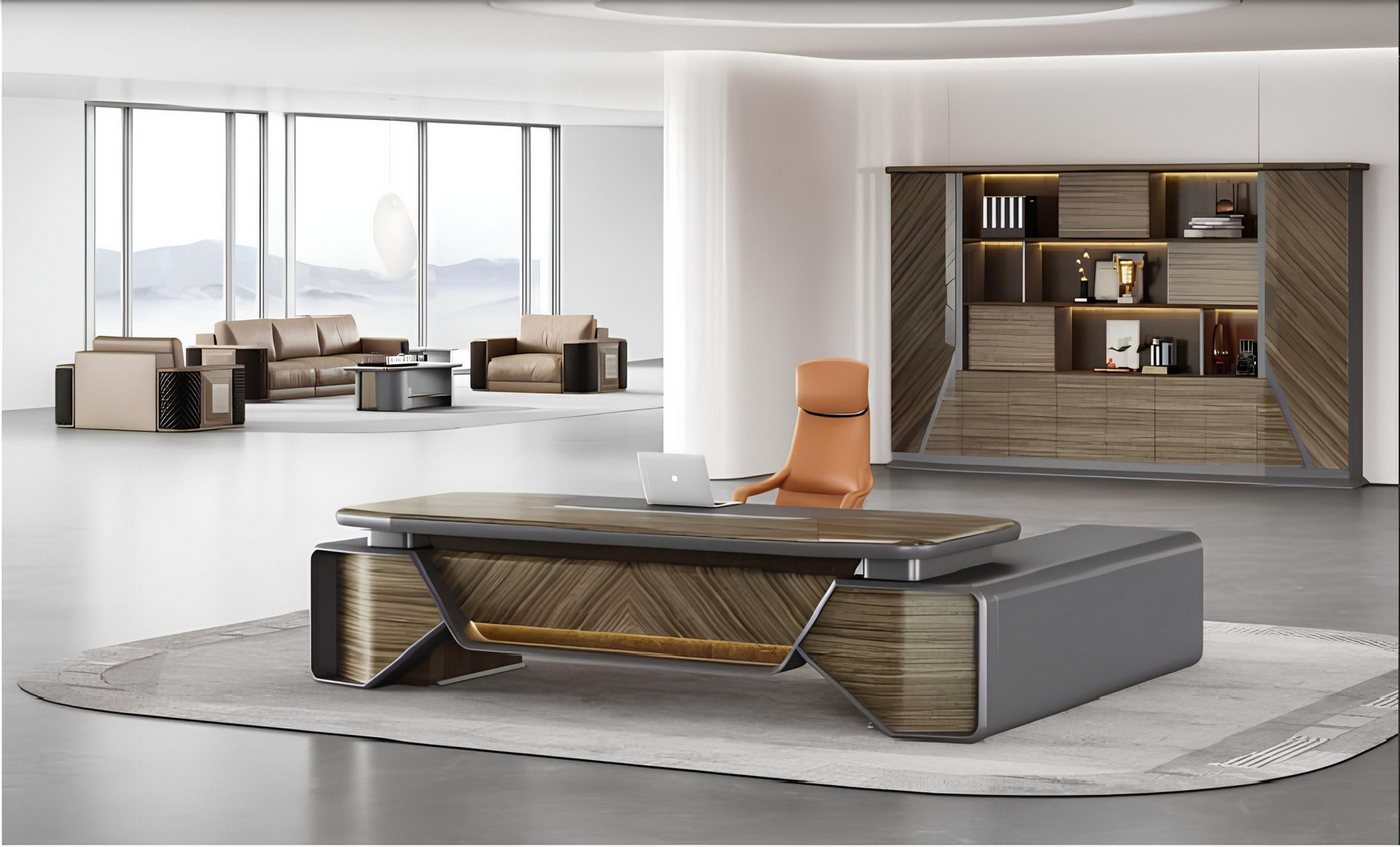 Xlmoebel Schreibtisch Eck-Schreibtisch im Design für die Büroeinrichtung - Möbel (Eckschreibtisch), Hergestellt in Europa von Xlmoebel