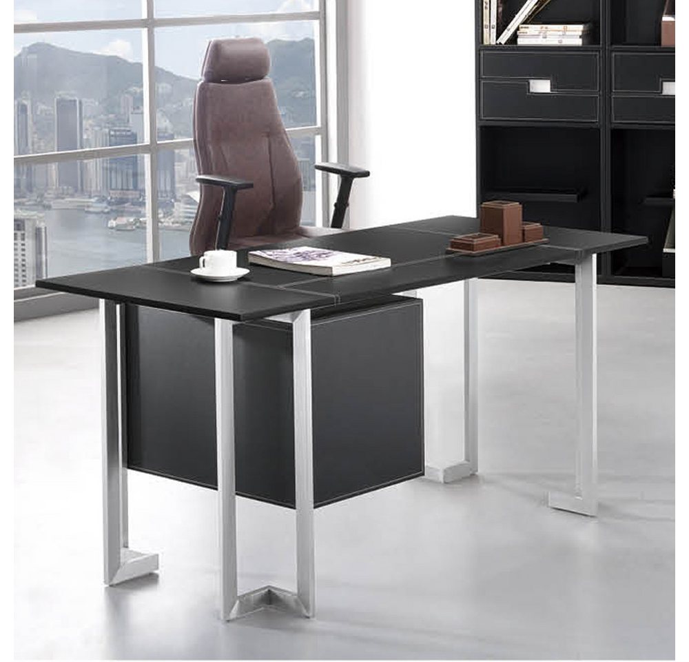 Xlmoebel Schreibtisch Eleganter Arbeitstisch Moderner Schreibtisch in edler Holzoptik SOFORT (Schreibtisch), Hergestellt in Europa von Xlmoebel