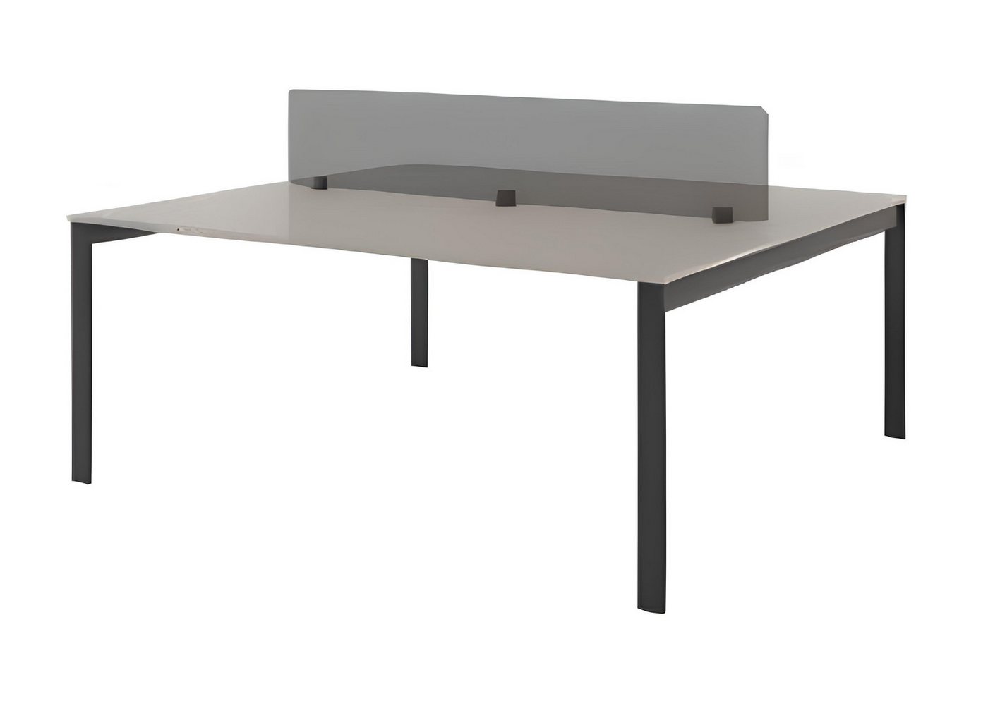 Xlmoebel Arbeitstisch Eleganter Schreibtisch in Schwarz-Grau - Luxuriöse Büromöbel (Bürotisch), Hergestellt in Europa von Xlmoebel