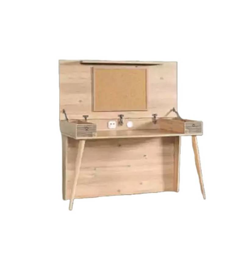 Xlmoebel Schreibtisch Holzschreibtisch 130x60x152, Sekretär, Möbel, Computer (1-St., Schreibtisch), Hergestellt in Europa von Xlmoebel