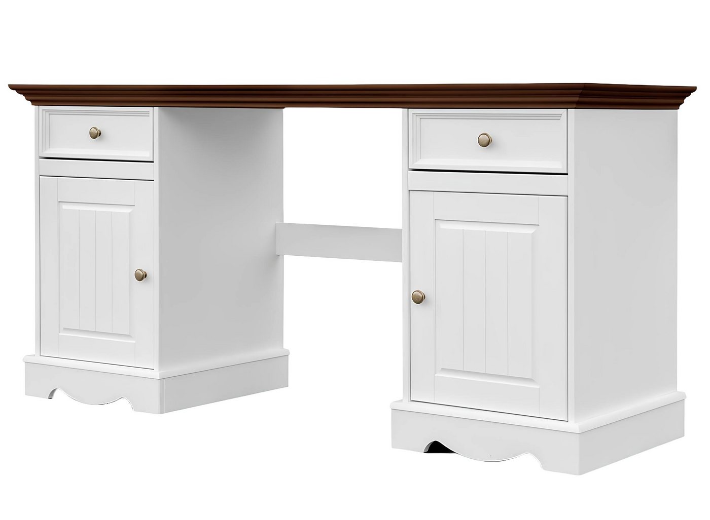 Xlmoebel Schreibtisch Italienischer Design-Schreibtisch im klassischen Luxus-Landhausstil (Schreibtisch), Hergestellt in Europa von Xlmoebel