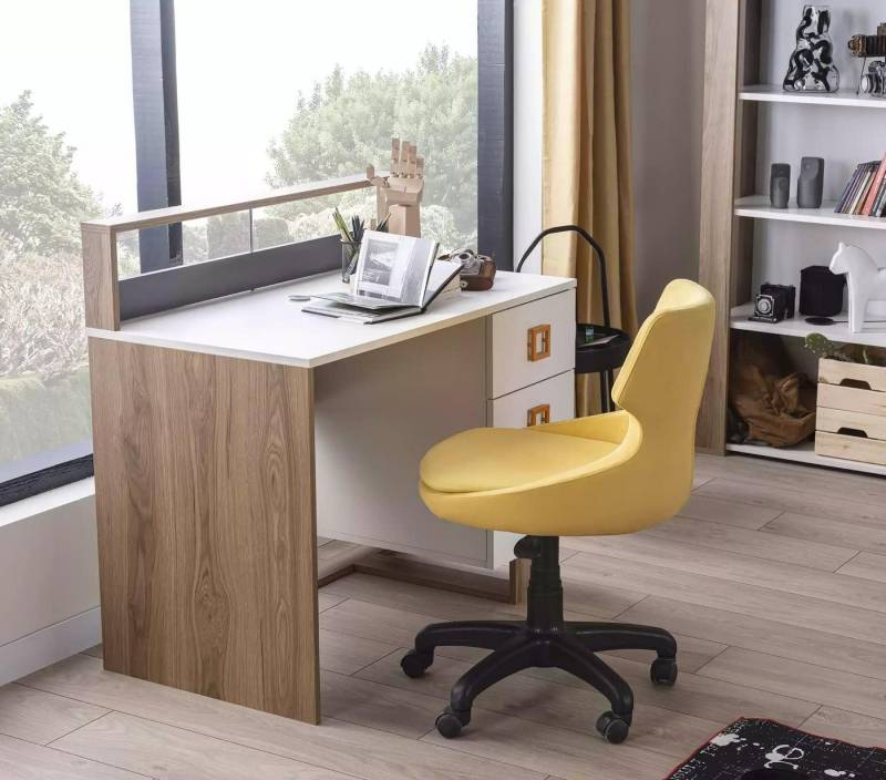 Xlmoebel Schreibtisch Kindertisch aus Holz in Braun für Computer im Büro-Stil (1-St., Schreibtisch), Hergestellt in Europa von Xlmoebel