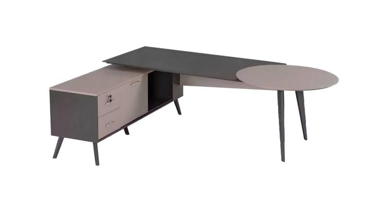 Xlmoebel Schreibtisch Moderne Luxus-Schreibtische für das Büro: Designer-Eckschreibtisch (Eckschreibtisch), Hergestellt in Europa von Xlmoebel