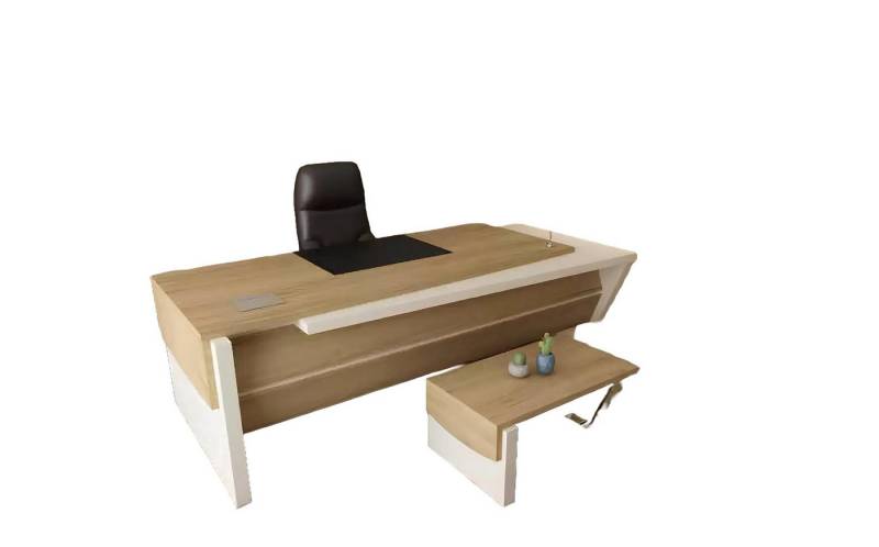 Xlmoebel Schreibtisch Moderne braune Holz Möbel: Schreibtisch Beistelltisch Aktenschrank (Set 4 tlg Schreibtisch+Couchtisch+Aktenschrank+Kommode), Hergestellt in Europa von Xlmoebel