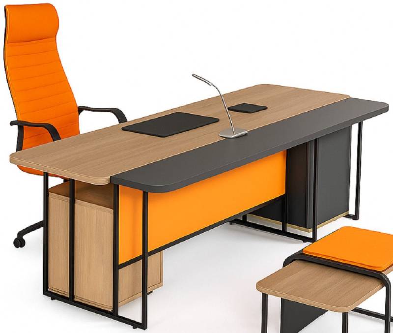 Xlmoebel Eckschreibtisch Moderner Eckschreibtisch für das Arbeitszimmer Büro (1-St., Eckschreibtisch), Hergestellt in Europa von Xlmoebel