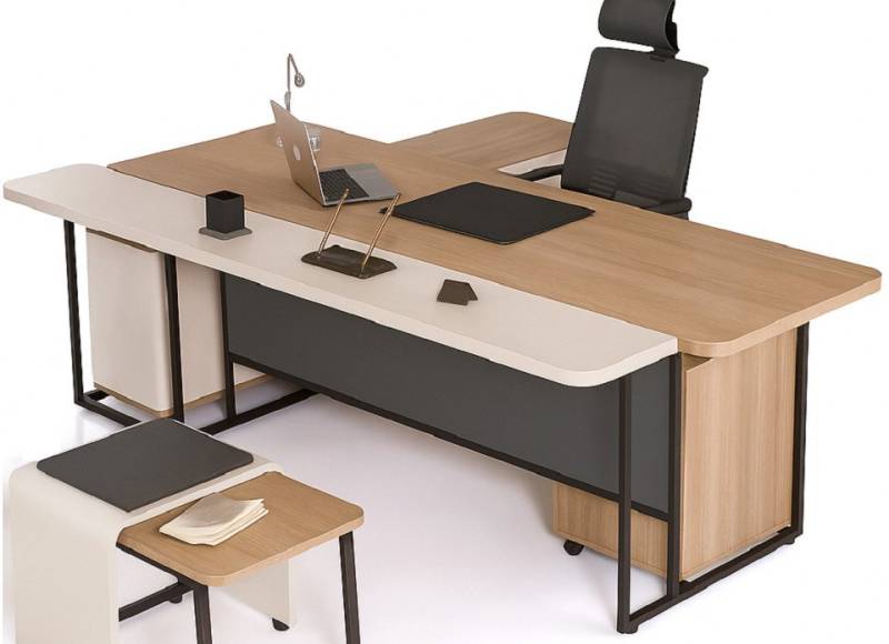 Xlmoebel Eckschreibtisch Moderner Eckschreibtisch für das Arbeitszimmer Büro (1-St., Eckschreibtisch), Hergestellt in Europa von Xlmoebel