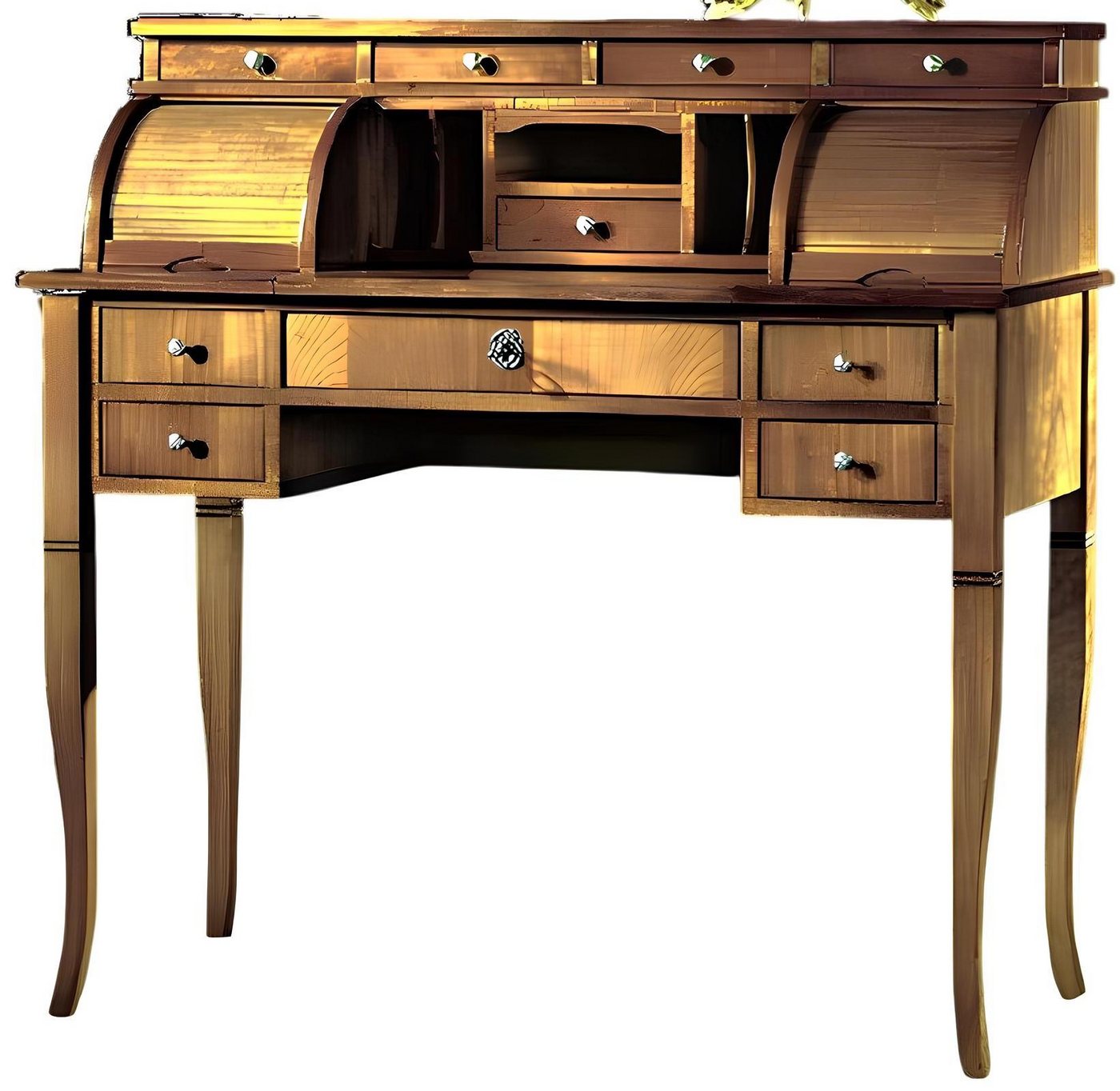 Xlmoebel Sekretär Barock-Rokoko-Antik-Stil Büro Tisch aus edlem Holz kaufen (1 St., Sekretär), Hergestellt in Italy von Xlmoebel