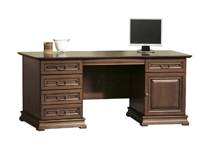Xlmoebel Schreibtisch Schreibtisch Computertisch Designer-Tisch Bürotisch Holz Arbeitsplatz (1-St., Schreibtisch), Hergestellt in Europa von Xlmoebel