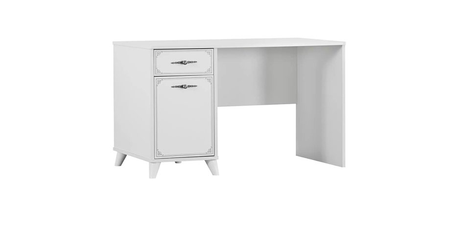 Xlmoebel Schreibtisch Kreativer Kinderschreibtisch aus Holz in Weiß mit PC-Funktion (1-St., Schreibtisch), Hergestellt in Europa von Xlmoebel