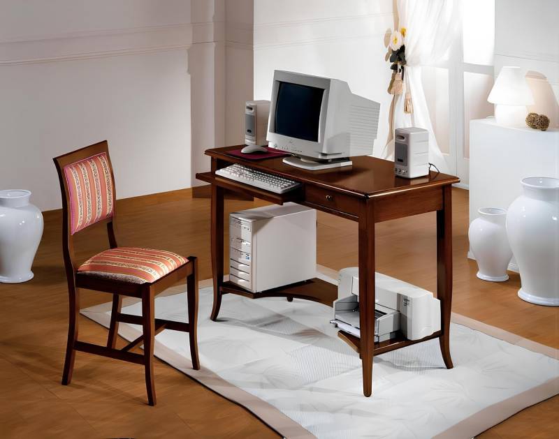 Xlmoebel Schreibtisch Schreibtischmöbel mit Schubladen für das Büro - Sekretär Laptoptisch (Schreibtisch), Hergestellt in Europa von Xlmoebel