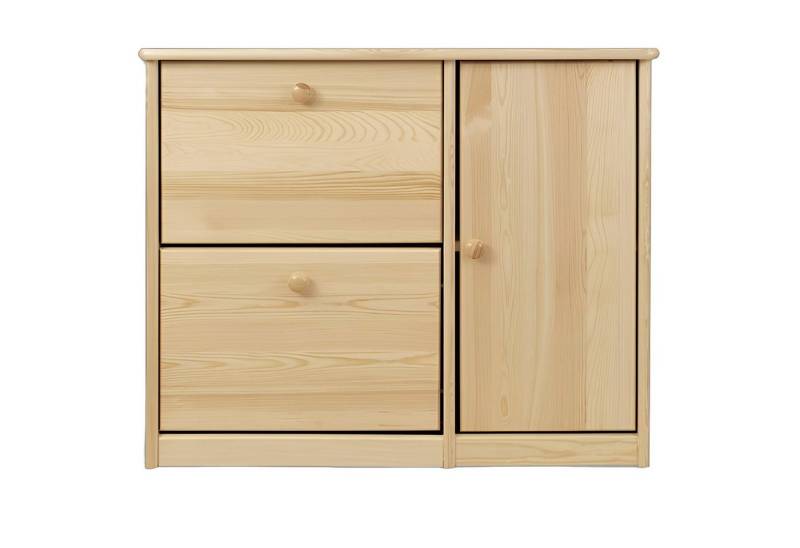 Xlmoebel Schuhschrank Holzschrank mit Fächern für Schuhe - Robuste Echtholz-Kommode (1-St., Schuhschrank) Hergestellt in Europa von Xlmoebel