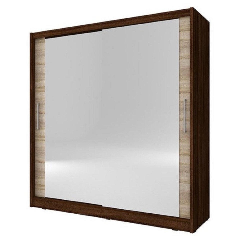 Xlmoebel Schwebetürenschrank Schwebender Kleiderschrank für das Schlafzimmer mit Spiegeltüren (Kleiderschrank) Hergestellt in Europa von Xlmoebel