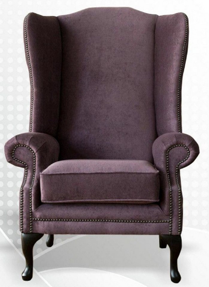 Xlmoebel Ohrensessel Antiker roter Fernsehsessel mit Chaiselongue und Relaxfunktion (Sessel), Hergestellt in Europa von Xlmoebel