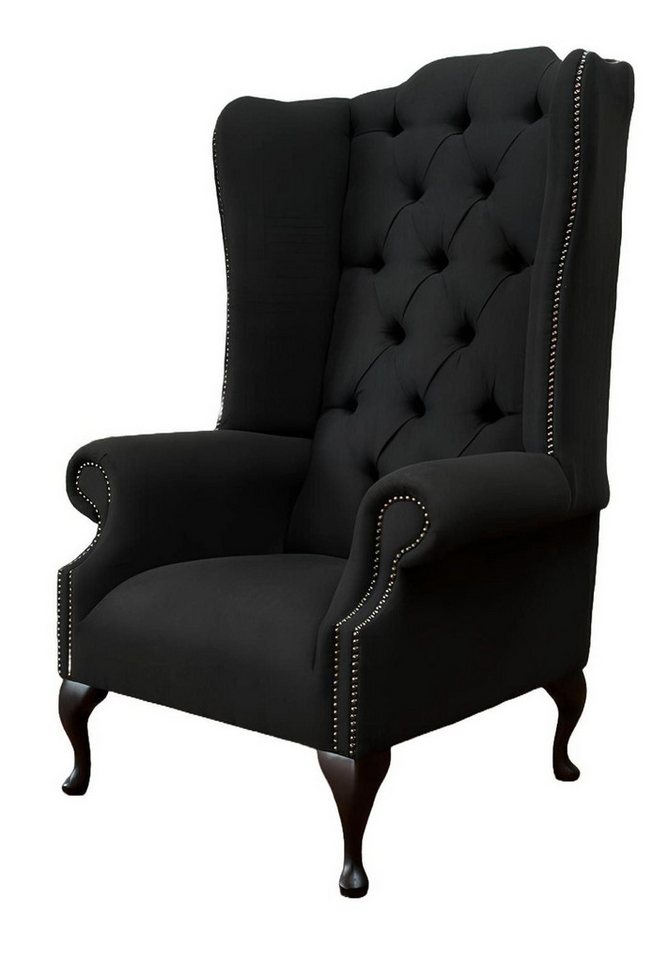 Xlmoebel Ohrensessel Chesterfield Ohrensessel - Bequemer Sessel für Wohnzimmer, Club (1-St., Sessel), Hergestellt in Europa von Xlmoebel