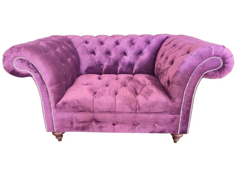 Xlmoebel Chesterfield-Sessel Chesterfield Sessel 1-Sitzer Textil Stoff Lounge Möbel (Sessel), Hergestellt in Europa von Xlmoebel