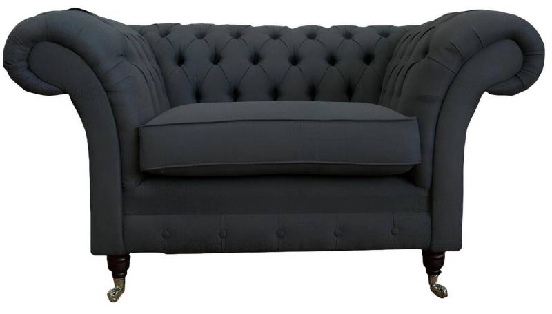 Xlmoebel Chesterfield-Sessel XXL-Größe mit grauem Design für das Wohnzimmer (Chesterfield Sessel), Hergestellt in Europa von Xlmoebel