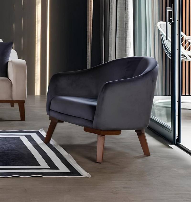 Xlmoebel Loungesessel Couch Polster Sitz Designer Textil 1 Sitzer Couchen Polster (1-St., Sessel), Hergestellt in Europa von Xlmoebel