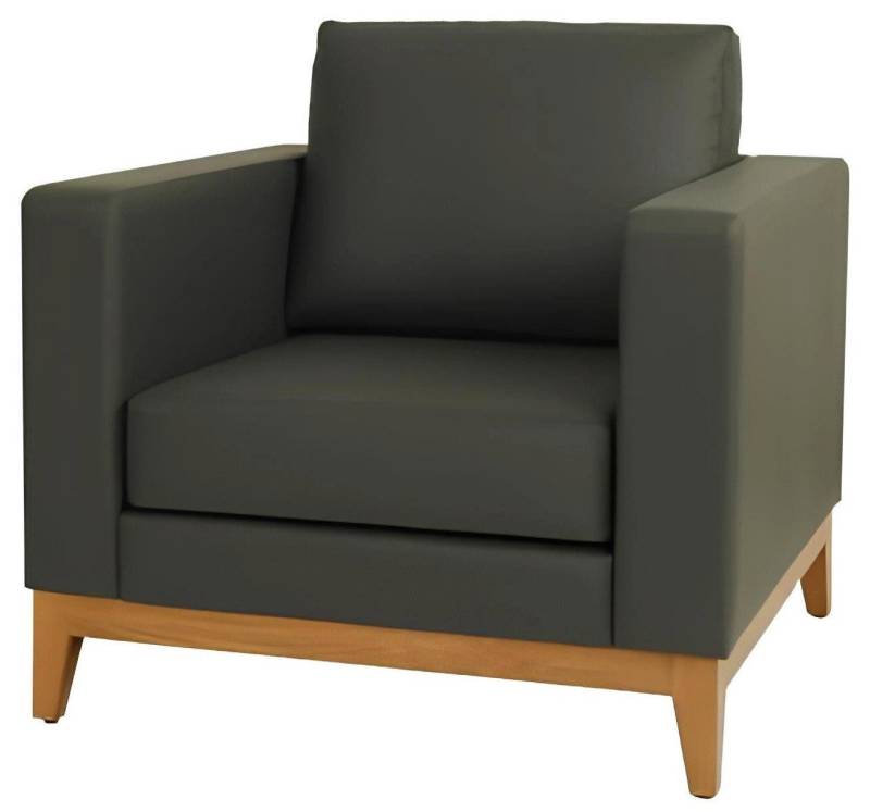 Xlmoebel Loungesessel Designer Relaxsessel in Dunkelgrün für ein Personen Relaxen im Büro (1-St., Sessel), Hergestellt in Europa von Xlmoebel