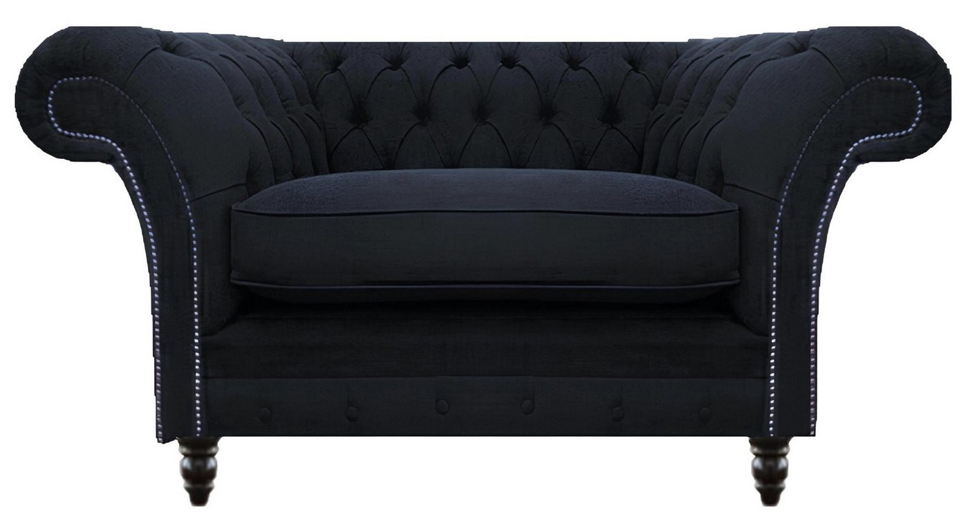 Xlmoebel Chesterfield-Sessel Designer Sessel Chesterfield Polstersessel für das Wohnzimmer in Blau (Sessel), Hergestellt in Europa von Xlmoebel