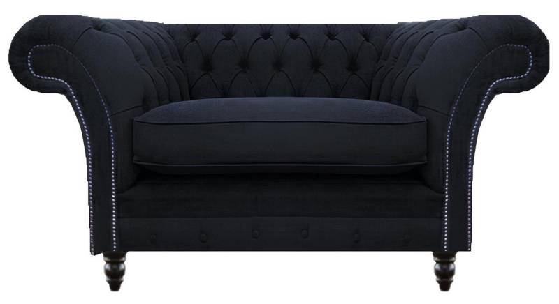 Xlmoebel Chesterfield-Sessel Designer Sessel Chesterfield Polstersessel für das Wohnzimmer in Blau (Sessel), Hergestellt in Europa von Xlmoebel