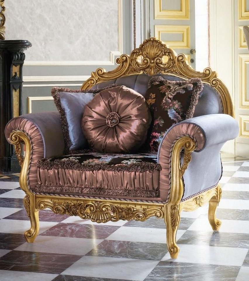Xlmoebel Ohrensessel Designsessel im Art-déco-Stil mit Textilbezug für das Wohnzimmer, (Sessel), Hergestellt in Europa von Xlmoebel