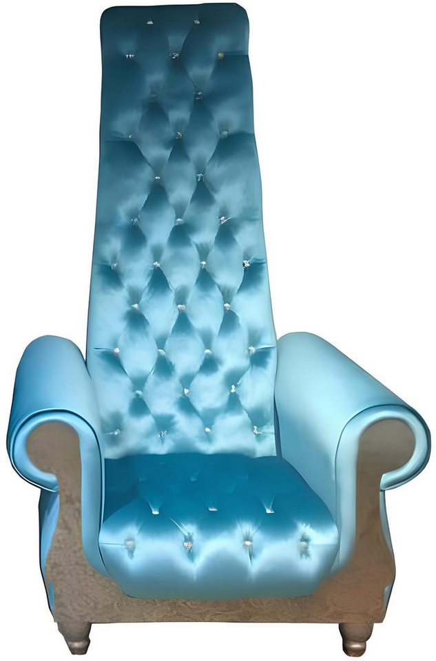 Xlmoebel Ohrensessel Ein königlicher Einzelsitzer-Sessel im antiken Chesterfield-Stil (1-St., Sessel), Hergestellt in Europa von Xlmoebel