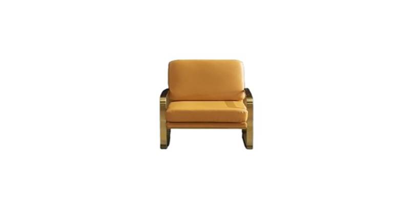 Xlmoebel Sessel Einzelner Fernsehsessel aus Leder im Club Lounge Design mit Polsterung (1-St., Sessel), Hergestellt in Europa von Xlmoebel