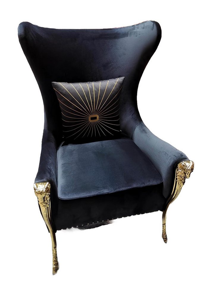 Xlmoebel Sessel Einzelner Sitzmöbel Luxus Polsterstuhl Sofa Ohrensessel (Sessel), Hergestellt in Europa von Xlmoebel