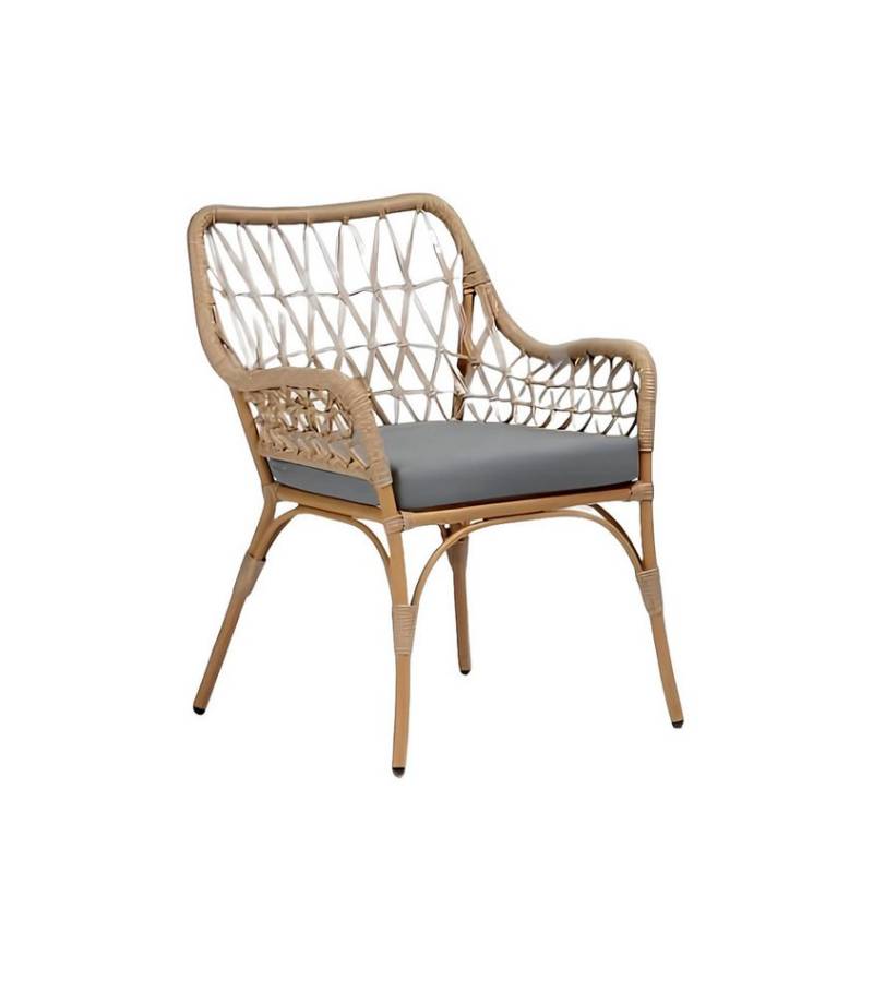 Xlmoebel Gartenlounge-Set Elegante Zeitgemäße Gartenmöbel aus Rattan in Luxuriösem Braun -, (Sessel), Hergestellt in Europa von Xlmoebel